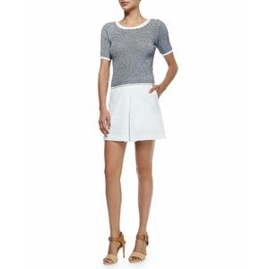 Theory | Taminara Crunch Linen Skort | 6